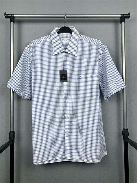 ysl men's shirt|ysl men's short sleeve shirt.